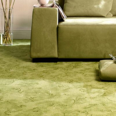 Zöld-türkiz padlószőnyeg